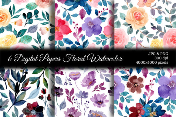 Discover the Beauty and Versatility of Seamless Pattern Floral Watercolor 66