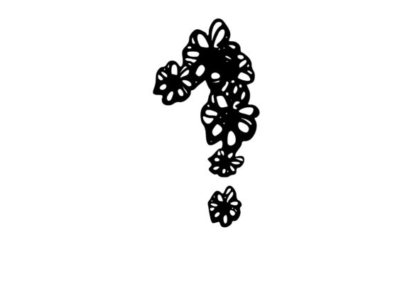 Discover the Beauty of Mono Letter ‘1’ Floral Flower Number