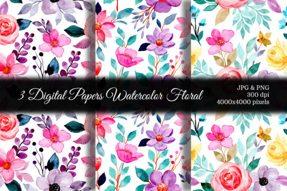 Discover the Beauty of Seamless Pattern Floral Watercolor 80 for Your Creative Projects