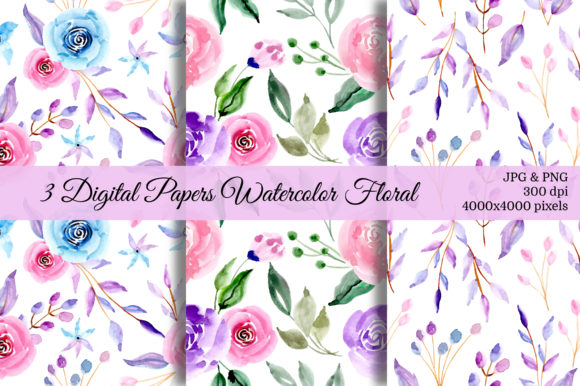 Discover the Beauty of Seamless Pattern Floral Watercolor 24