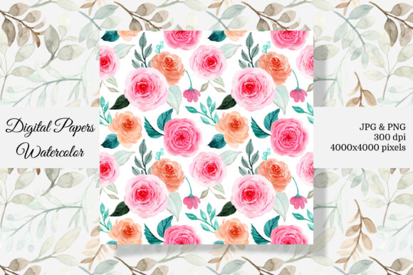 Discover the Elegance of Seamless Pattern Floral Watercolor 11