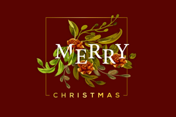 Embrace the Joy of Happy Merry Christmas with Floral Designs