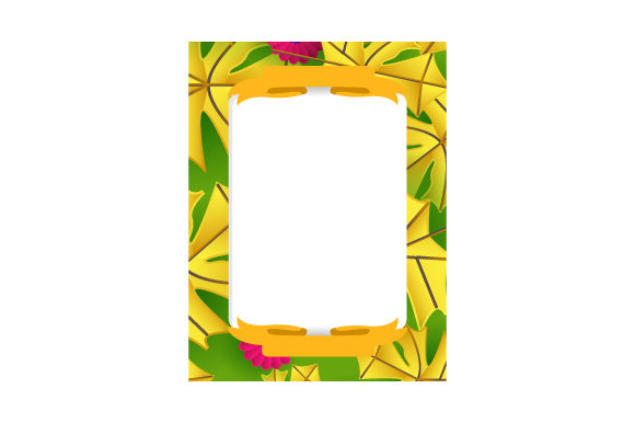 Enhance Your Photos with the Realistic Floral Frame Photo Template