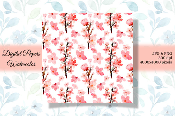 Enhancing Creativity with Seamless Pattern Floral Watercolor 60