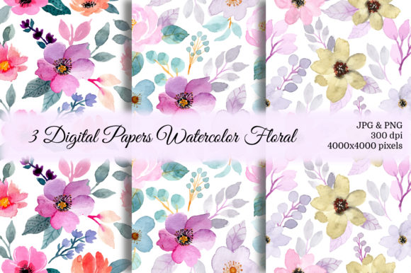 Exploring Seamless Pattern Floral Watercolor 32: A Versatile Design Solution