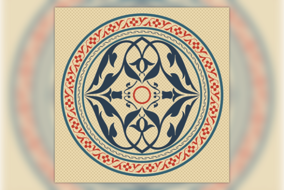 Exploring the Turkish Tulip Floral Circle Pattern