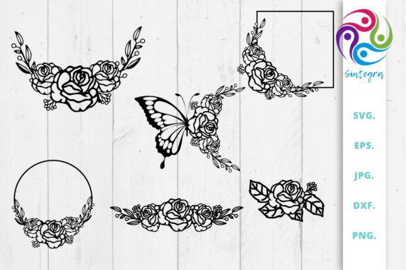 Floral Bouquet Bundle Svg File: Versatile Design Solutions