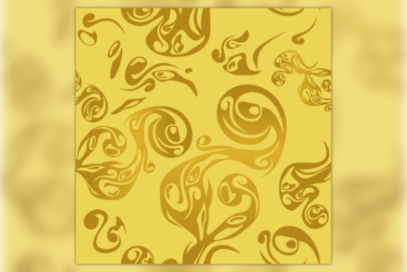 Golden Floral Motif Seamless Pattern: A Versatile Design for Your Creative Projects