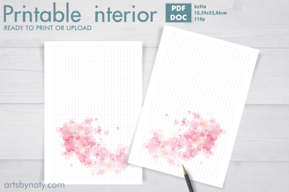 Pink Floral Feminine Bujo KDP Interior: A Perfect Solution for Your Journaling Needs