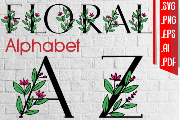 Strategic Use of Floral Alphabet a-Z Svg Eps Ai Png for Enhanced Branding and Creativity